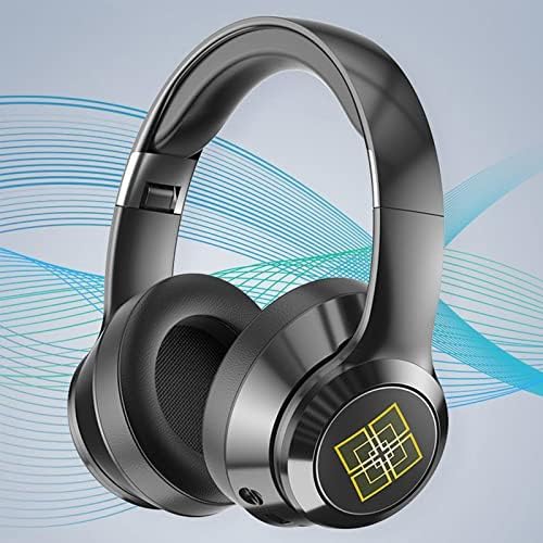Gbsell Smart Bluetooth Стерео Мултифункционални Слушалки, 5.0 Лента За Глава Bluetooth Слушалки Прозрачен Преклопен Хифи Сабвуфер