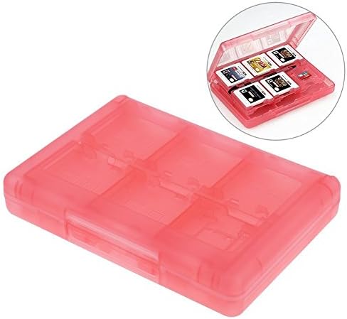 Касети за касети за картички Mookeenone Game Cartridge кутија 28 во 1 за додатоци на Nintendo DS