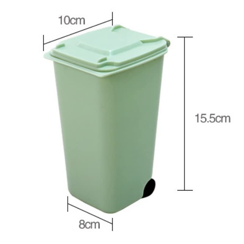 Haалеи мини отпад за отпадоци кутија за складирање домашна контејнер за контејнери за контејнери за ѓубре може да се заниша чистење