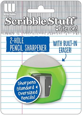Scribble работи со двојно острилка за моливи со Eraser