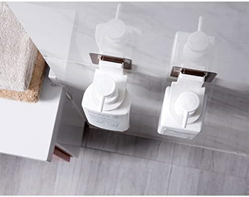 Кабилок Куки 6 парчиња Монтирани Складирање Пластични Шишиња Решетката Виси Тоалет Боја Бања Ѕид Случаен Кука
