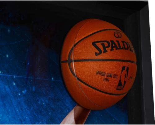 Бен Симонс Филаделфија 76ерс го врати автограмираниот 52 x 40 пробивајќи ја фотографијата - Ограничено издание #1 од 125 - Горна палуба - Автограмирана НБА фотографии