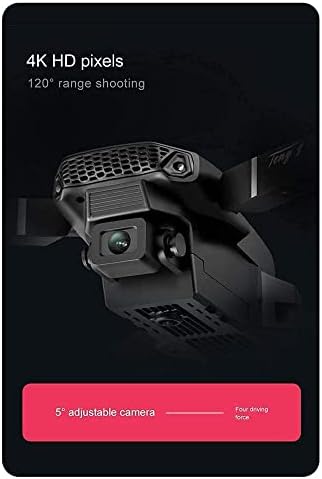 STSEEACE DRONE со 4K Dual HD камера - RC Quadcopter за возрасни и деца, WiFi FPV RC Drone за почетници во живо видео HD RC авиони, лет на