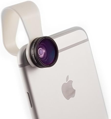 Pocketlens 2-во-1 макро и широко распространети леќи за камера за iPhone, Универзални додатоци за паметни телефони за ентузијасти