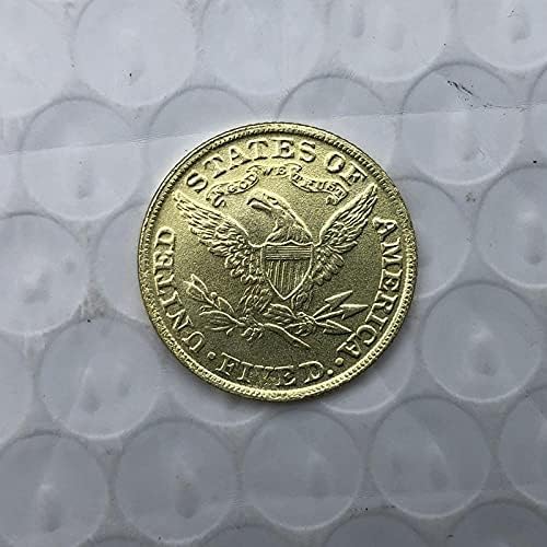 1881 година Американска слобода орел монета злато-позлатена криптоцентрација омилена монета реплика комеморативна монета колекционерска