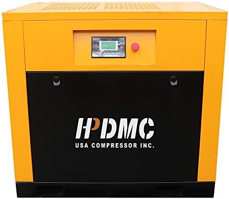 HPDMC 20HP променлива брзина 208-230V / 3 фаза / 81CFM MAX@150PSI Вграден сепаратор на нафта Енергетски ефикасен компресор на