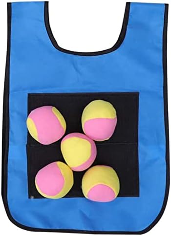 Сет на игри Makivi Dodgeball - 4 парчиња деца Dodgeball означува лепливи елеци со 20 спортски топки за игри на отворено игралиште