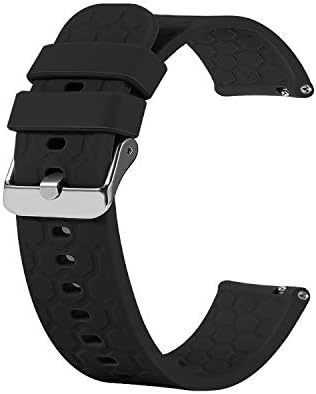 FitTurn Bands Компатибилен Со Umidigi Uwatch 5 3S 2 2s/urun s smart watch band 22mm Силиконски Брзо Ослободување Шарени Часовници Силиконски