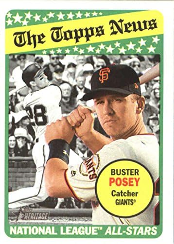 2018 Топс Наследство #235 Бастер Посеј Сан Франциско Гиганти Бејзбол Картичка
