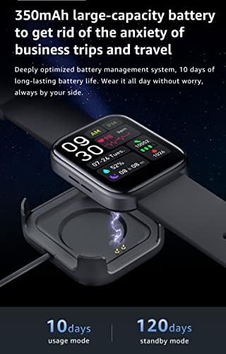 Паметен Часовник Мажи Жени Фитнес Часовник Bluetooth Со Отчукувањата На Срцето Водоотпорен Сон За телефони со android iOS