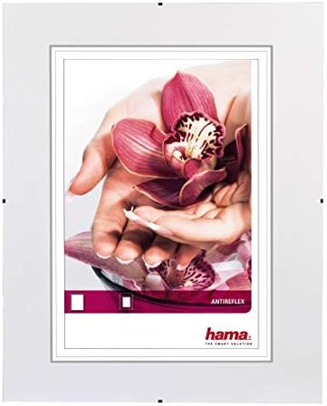 Хама | Рамка за слика со клип-фикс-помалку | Анти-рефлексија стакло | 10,5 x 15 см