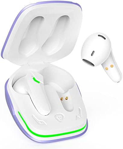Безжични уши, Bluetooth 5.1 Пупки за мали уши лесни 30H играње длабоко бас бучава Откажување на слушалки 4-MIC Повикајте јасни IPX7 водоотпорни удобни слушалки за уво за iPhone Andro
