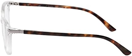 SAV Eyewear vенски VKC Metal Accent Accent Fashion Readers Cat-Eye очила за читање, јасни, 137мм + 1,75
