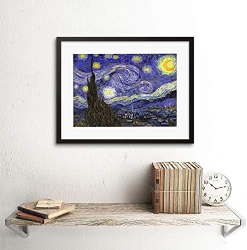 Винсент ван Гог starвездена ноќ стар мајстор сликарство уметност врамена уметничка принт F12x1627