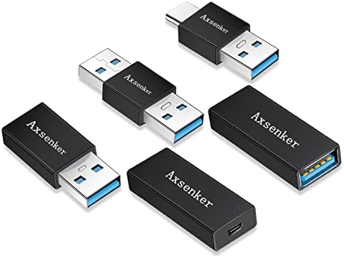 USB адаптер комплет 5 пакет, USB A 3,1 женски до женски/ USB машко до машки/ USB C машко за да USB машко/ USB машко до женско/ USB C -женски