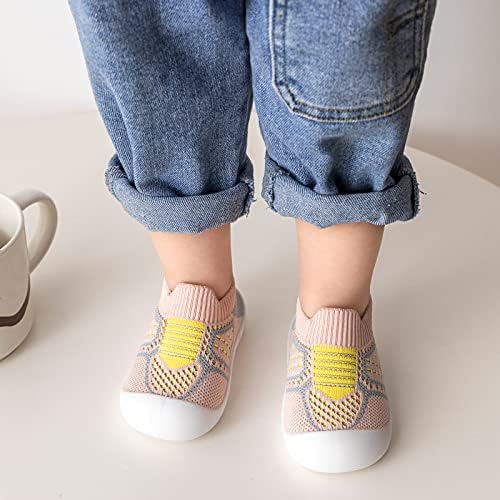 Оаинит бебе момче чевли за девојчиња за дишење на патики за дишење лесни нелизгачки чевли за одење на чевли за новороденчиња први пешаци 6-24 месеци