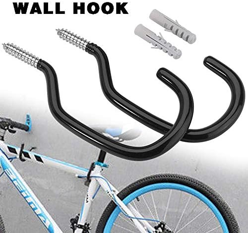 UXZDX 2 парчиња велосипед standид држач за складирање на велосипеди, куки за складирање на велосипеди за велосипеди за велосипеди за велосипеди
