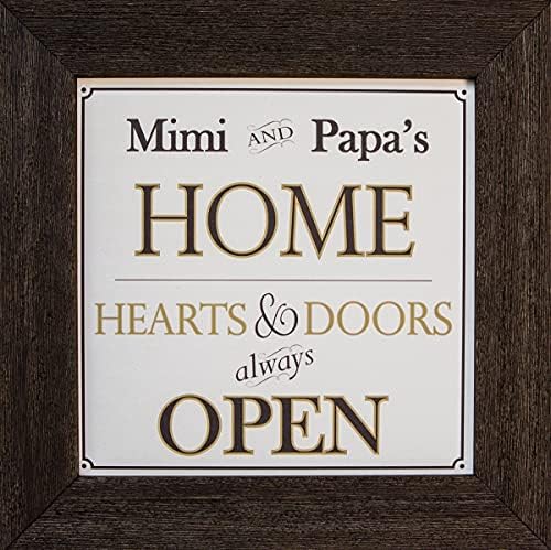 Подарокот за баба и дедо: Домашен знак Мими и Папа