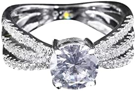 Чунки машки прстени нови 2023 моден накит жени сребрени ветувања прстени деликатни дизајнирани светло луксуз со висок степен на прстени со цврсто редење