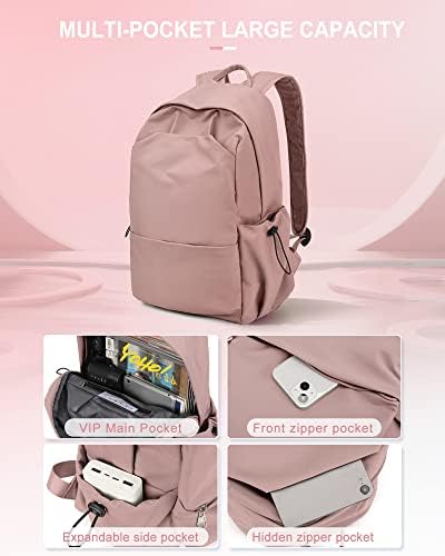 РАНЕЦ РАНЕЦ  за  Жените  ;esетски Pink backpack For Men Lightweight Gym Backpack Casual Daypack Laptop Backpack College