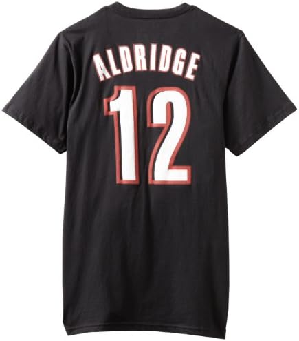 НБА Портланд Трага Блејзерс Црно одете на маицата Ламаркус Олдриџ 12