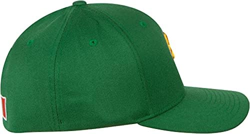 Зелена Флексфит Ирска Бејзбол Капа Со Златен Шамрок И Ирско Знаме