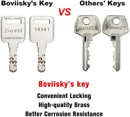 Boviisky 10 виолетова, клучна различна, 2 клучеви по заклучување, брави со обезглавување во согласност со ОСХА