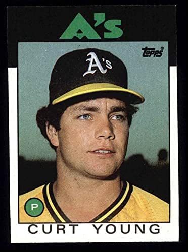 1986 Топпс 84 Curt Young Oakland Athletics NM/Mt Athletics