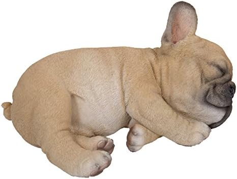 Hi-line gift Ltd, Pet Pals French Bulddog Puppy Sleeper, 7-инчен должина, фигура на статуи на отворено во затворен простор