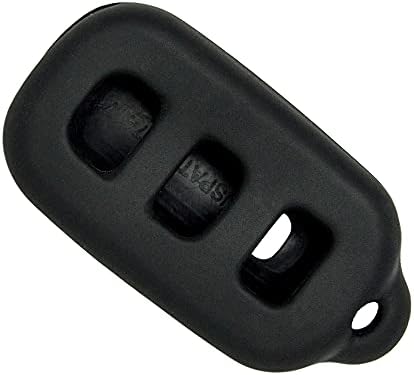 Замена на без клучеви 2 за нов заштитен случај на силиконски покритие за изберете далечински управувачи на копчето Toyota 4 - црна