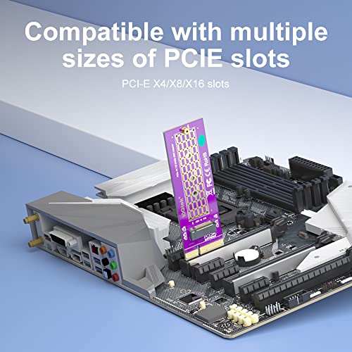 PCIe 3.0 до NVME M.2 адаптер за M.2 SSD, x4