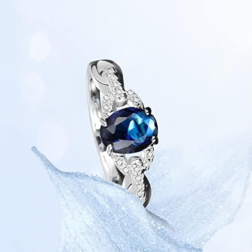 Прстени за жени 2023 година роденденски подароци подарок голем прстен дијамант голем скапоцен камен во форма на прстен прстен прстен прстен