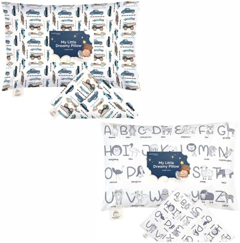 Keababies Toddler Pemlowbase за перница од 13x18 - Органско дете за дете за момче, деца - природна памучна перница за минијатурни заспани перници - Перница се продава одделно