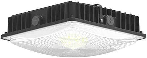 Deojoy Led Крошна Светло Тела, Криеше / HPS Замена, 9.5 x 9.5, LED Продавница Светлина, 5700K, AC100-277V, IP65 Водоотпорен, Крошна