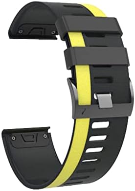 Gikos Sport Silicone Watchband Strap за зглобот за Garmin Fenix ​​6x 6 Pro 5x 5 Plus 3 HR SmartWatch 22 26mm EasyFit Брзо ослободување