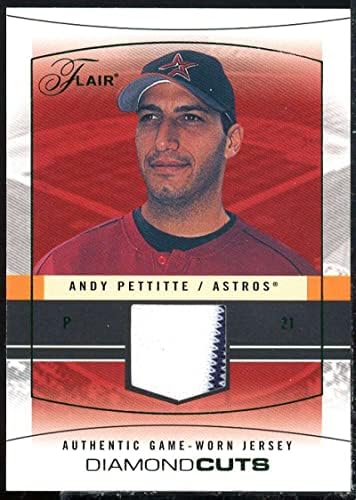 Енди Петтит картичка 2004 Флаир Дијамантски исечоци игра користена зелена #ANP