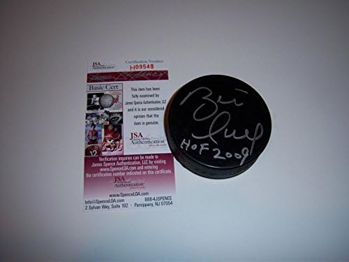 Брет Хал Далас, сент Луис, Хоф 2009 Џса / коа Потпишаа Хокеј Пак-Автограм Нхл Пакс