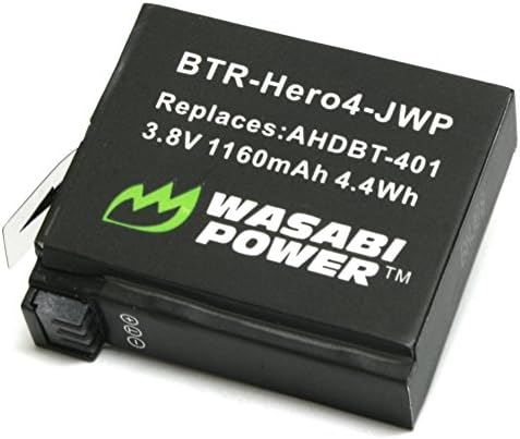 Васаби Батерија За Напојување ЗА ГОПРО ХЕРО4 И Гопро АХДБТ-401