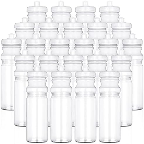 24 пакувања со шишиња со вода од 25 мл празно шишиња со вода пластични шишиња со вода што може да се употреби, повлечете го врвот на пијалок за