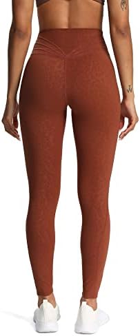 Аоксјакс со високи тренинзи на тренингот за жени за компресија на стомакот Контрола Тринити меки панталони за јога 26 “