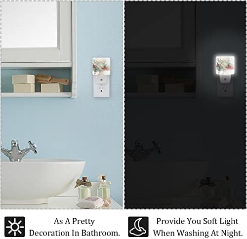 Музичка белешка LED ноќна светлина, детски ноќни светла за приклучок за спална соба во wallидна ноќна ламба прилагодлива осветленост