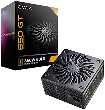 EVGA Supernova 650 GT, 80 Plus Gold 650W, целосно модуларен, Auto Eco режим со FDB вентилатор, 7-годишна гаранција, вклучува моќност
