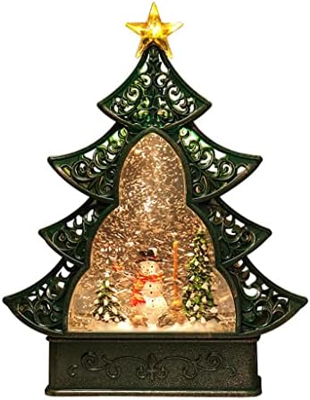 DLVKHKL Божиќна снегулка Кристал топка Музичка кутија Роденденски подарок за девојки музичка кутија сон креативно дрво бура фенер декорација