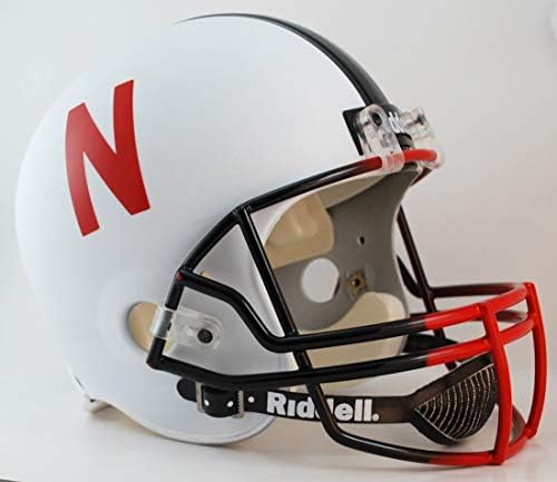 Ридл НЦАА Небраска Корнхускерс шлемот со целосна големина реплика, една големина, тимска боја