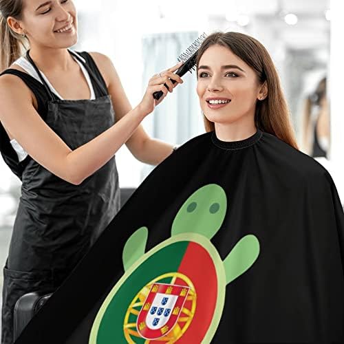 Португалија Знаме Желка Бербер Кејп Професионална Коса Сечење Престилка Фризер Кејп Барбер Додатоци За Мажи Жени