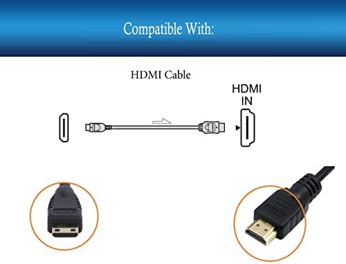 ИСПРАВЕНО 1,5 Мини HDMI До HDMI-Овозможено HDTV HDTVs HD ТВ АУДИО Видео AV A/V Кабел Кабел Доведе Компатибилен Со Fuji Fujifilm Корпорација