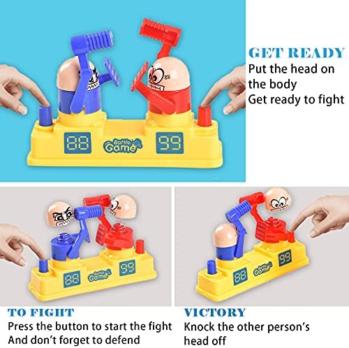 Sootop Mini Baby Toys Детска кукла двојна PK игра родител-дете интерактивен чекан за криење игра бебе рано основно бојно поле