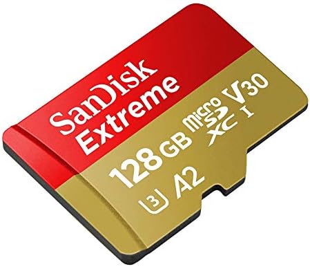 Sandisk 128gb Екстремни Microsd Картичка Мемориска Картичка Работи СО Dji FPV Беспилотни летала Класа 10 4K V30 UHS-I U3 A2 SDXC Пакет