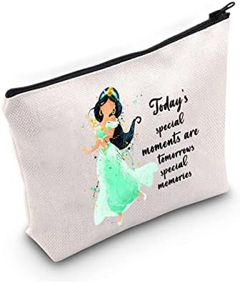 Бајка Карактер Козметичка Торба Принцеза Шминка Торба Со Патент Шминка Торбичка Патување Торбичка Прекрасни Подароци За Девојки Жени