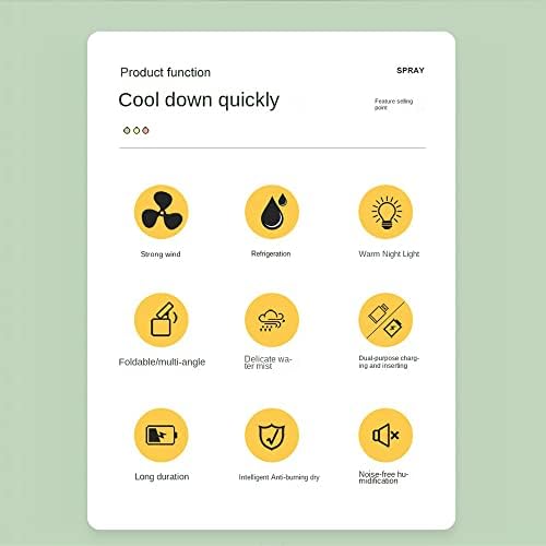 Rikxz Пренослив Мини Вентилатор Мал Вентилатор За Климатизација Со НАВЛАЖНУВАЧ ЛАДЕЊЕ USB Биро Вентилатор За Замаглување, 3 Брзини, Вентилатор За Навлажнување на Маса?